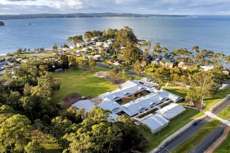 Aerial photof of Sunshine Bay Public School